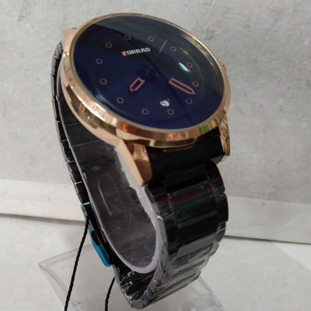 FORRAD Men’s Stainless Steel Watch – Durable Analog Wristwatch with Date Function | Casual & Formal Watch for Men