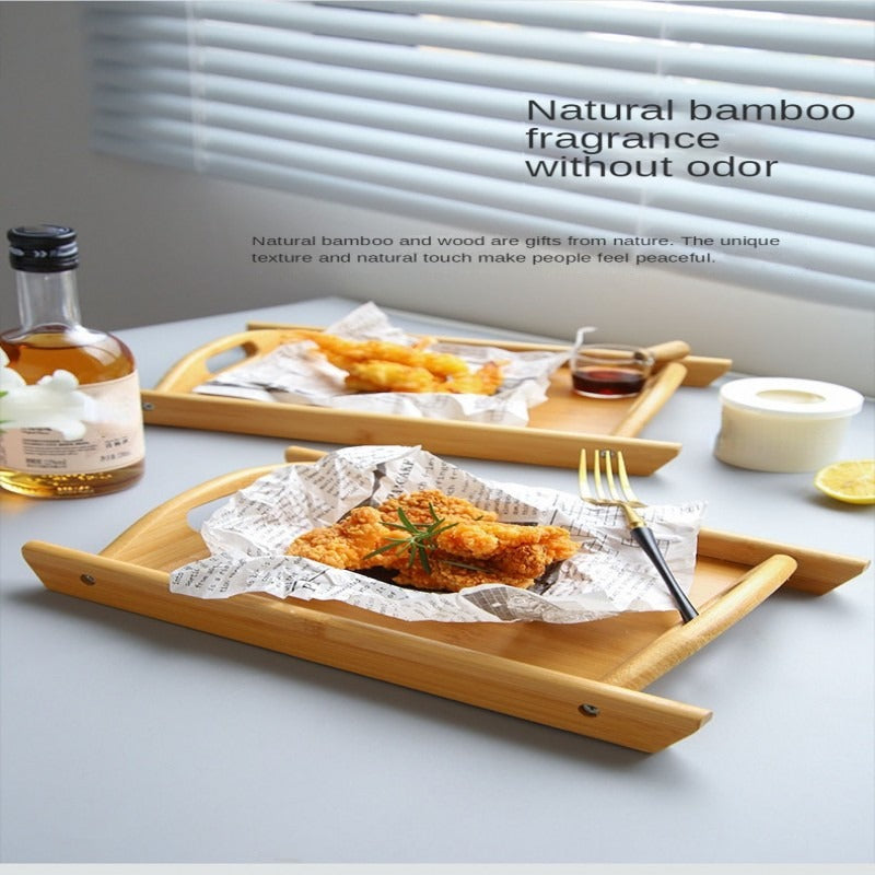 03 Pcs Set Wood Serving Tray For Kitchen | Best Quality Wooden Tray Set For Home | Wooden-Serving Trays