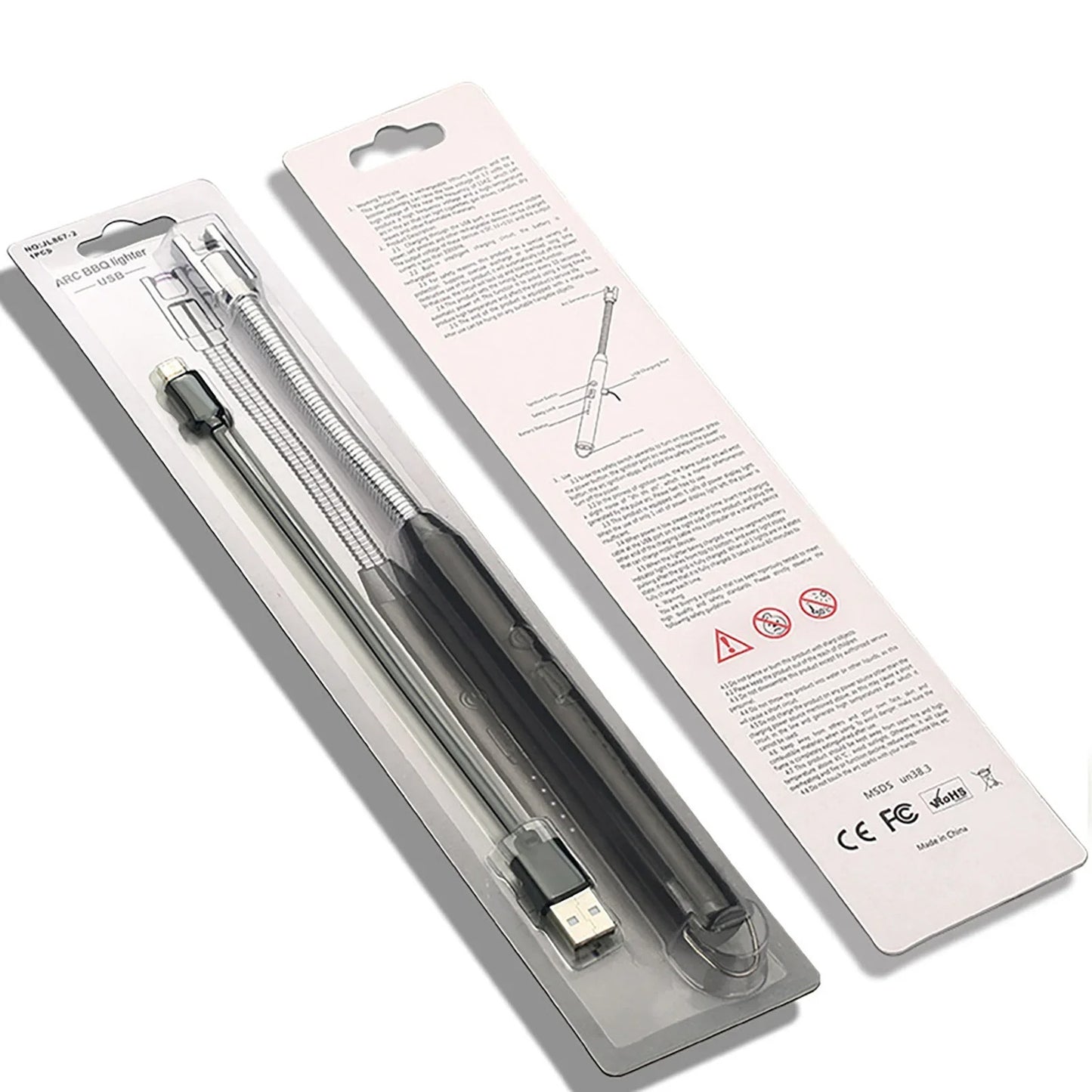 360° Outdoor USB Rechargeable Kitchen Lighter | Windproof Electronic Arc Lighter with Flexible Neck, Safety Lock & Eco-Friendly Design