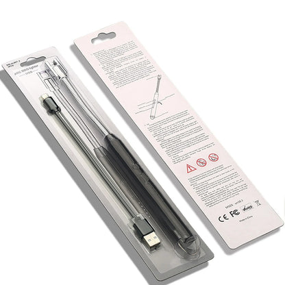 360° Outdoor USB Rechargeable Kitchen Lighter | Windproof Electronic Arc Lighter with Flexible Neck, Safety Lock & Eco-Friendly Design