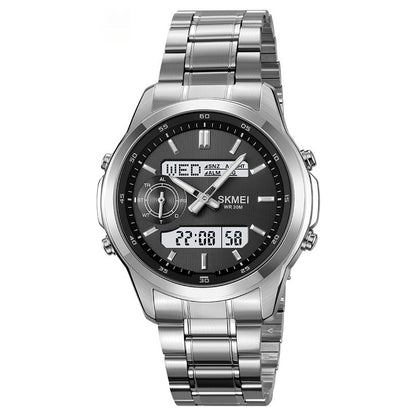 Luminous Multifunctional Men's Steel Strap Watch