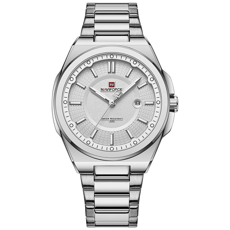 Elegant And Simple Men's Steel Band Watch