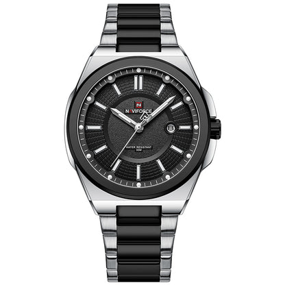 Elegant And Simple Men's Steel Band Watch