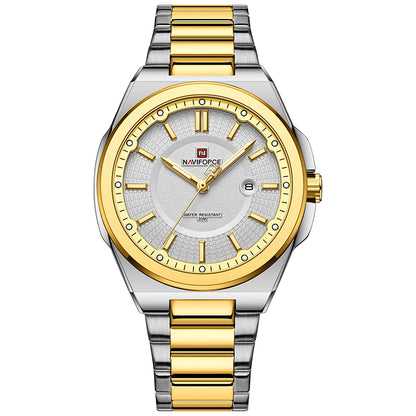 Elegant And Simple Men's Steel Band Watch