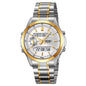 Luminous Multifunctional Men's Steel Strap Watch