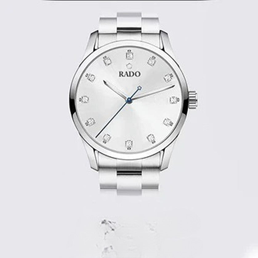 RADO Men’s Formal Stainless Steel Watch – Premium Analog Wristwatch with Chain | Elegant & Durable Watch for Men