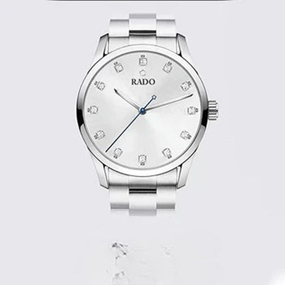 RADO Men’s Formal Stainless Steel Watch – Premium Analog Wristwatch with Chain | Elegant & Durable Watch for Men