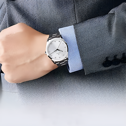 RADO Men’s Formal Stainless Steel Watch – Premium Analog Wristwatch with Chain | Elegant & Durable Watch for Men