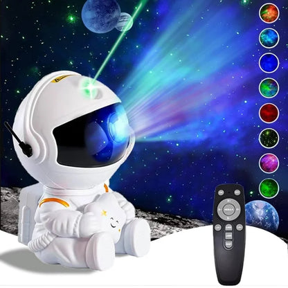 Astronaut Galaxy Projector | Star Nebula Night Light with Remote Control | Mini Astronaut Galaxy Lamp for Bedroom & Home Décor