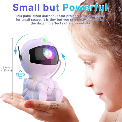Astronaut Galaxy Projector | Star Nebula Night Light with Remote Control | Mini Astronaut Galaxy Lamp for Bedroom & Home Décor