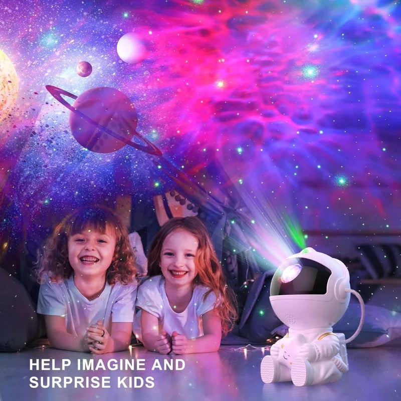 Astronaut Galaxy Projector | Star Nebula Night Light with Remote Control | Mini Astronaut Galaxy Lamp for Bedroom & Home Décor