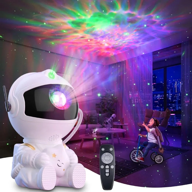 Astronaut Galaxy Projector | Star Nebula Night Light with Remote Control | Mini Astronaut Galaxy Lamp for Bedroom & Home Décor
