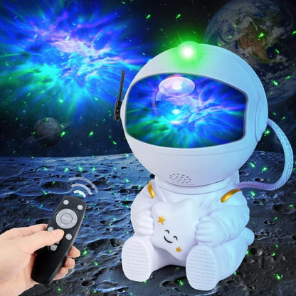 Astronaut Galaxy Projector | Star Nebula Night Light with Remote Control | Mini Astronaut Galaxy Lamp for Bedroom & Home Décor